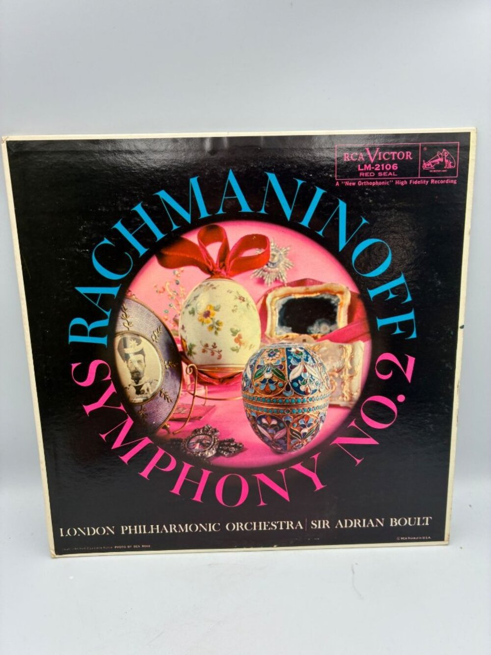 Rachmaninoff Symphony No 2 London Philharmonic Orchestra RCA Victor LM2106 Vinyl